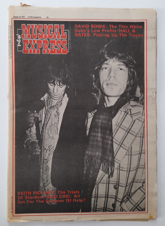 NME Magazine 22 January 1977 The Rolling Stones
