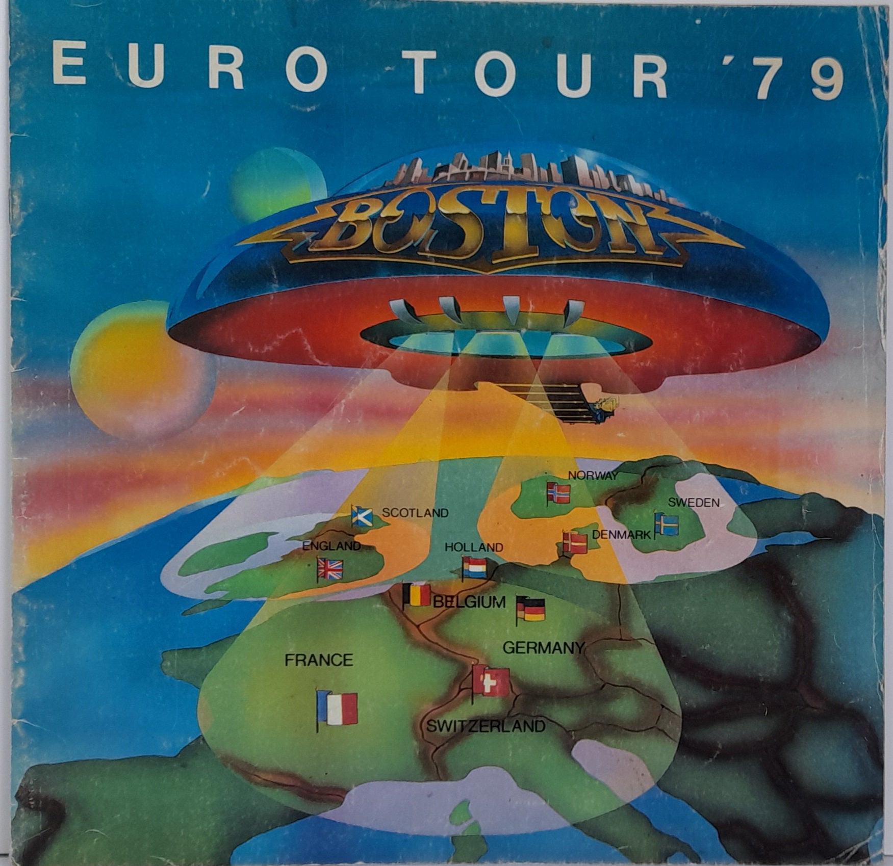 Boston Euro Tour Programme 1979 - RewindPressPlay - Ireland