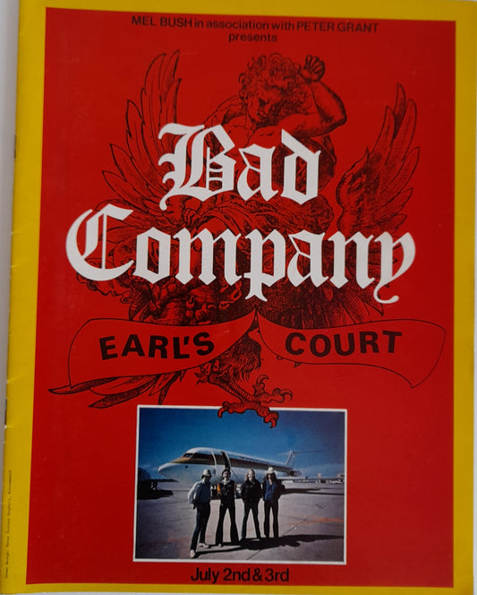 Bad Company Earl's Court Programme 1977