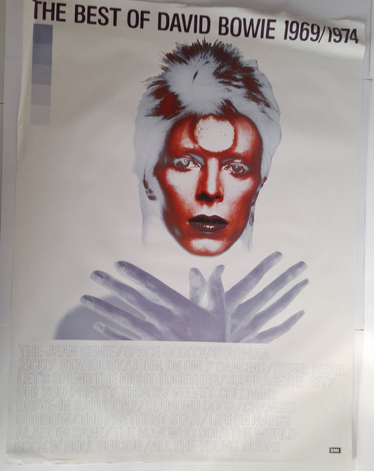 David Bowie The Best of Poster 1969/1974