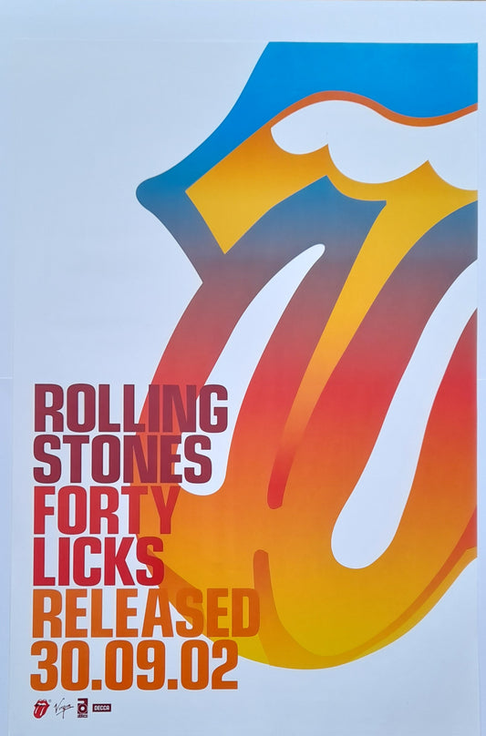 The Rolling Stones Forty Licks Poster