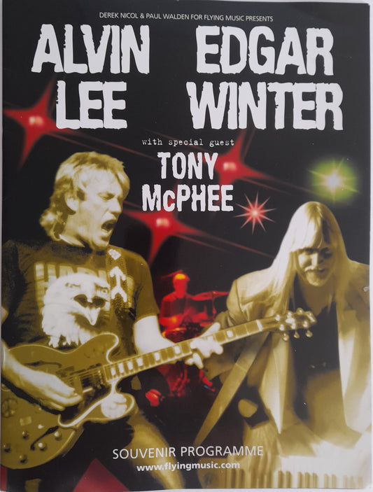 Alvin Lee and Edgar Winter 2004 Souvenir Tour Programme