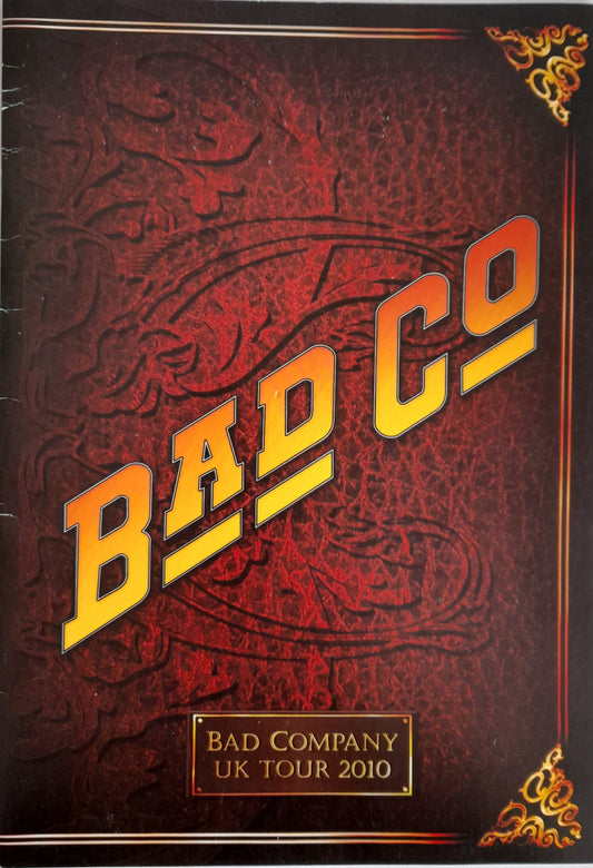 Bad Company UK Tour Programme 2010