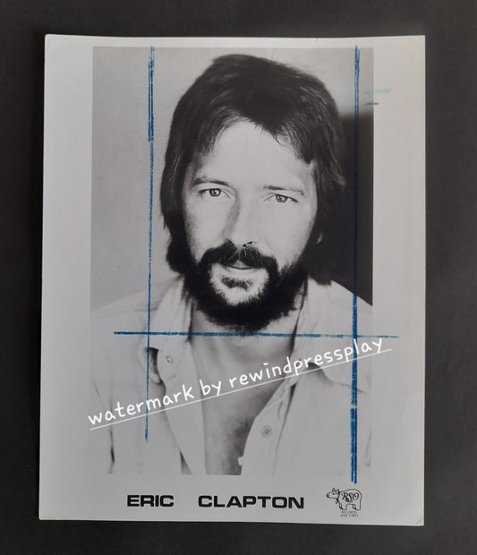 Eric Clapton 8" x 10" Original RSO Records & Tapes Promo Photo