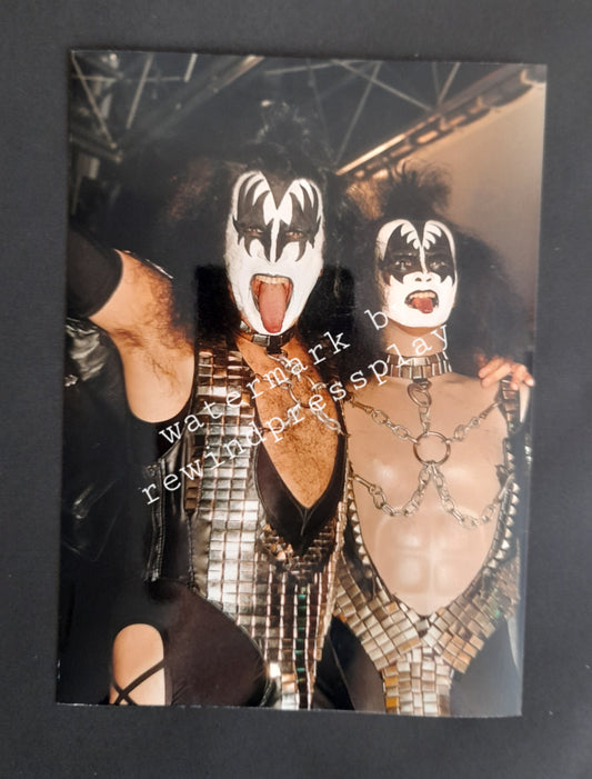 Kiss Rock Band set of five 5" x 7" Promo Photos