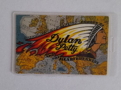 Bob Dylan with Tom Petty Temples In Flames Europe '87 Backstage Pass
