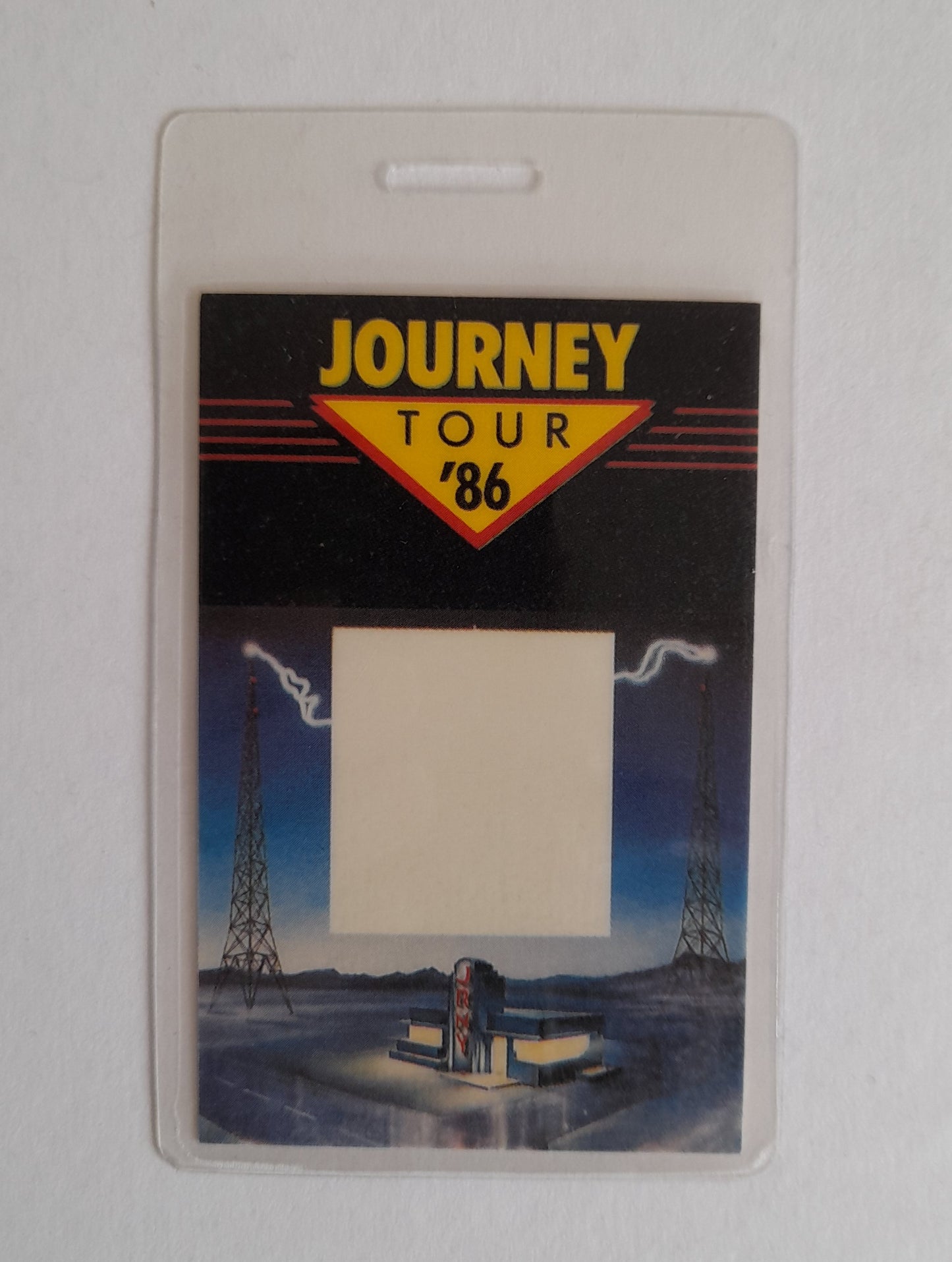 Journey Raised On Radio Tour '86 Backstage Pass