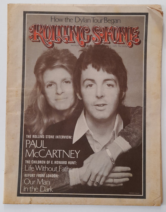 Rolling Stone Magazine 1974 Issue Interview with Paul McCartney