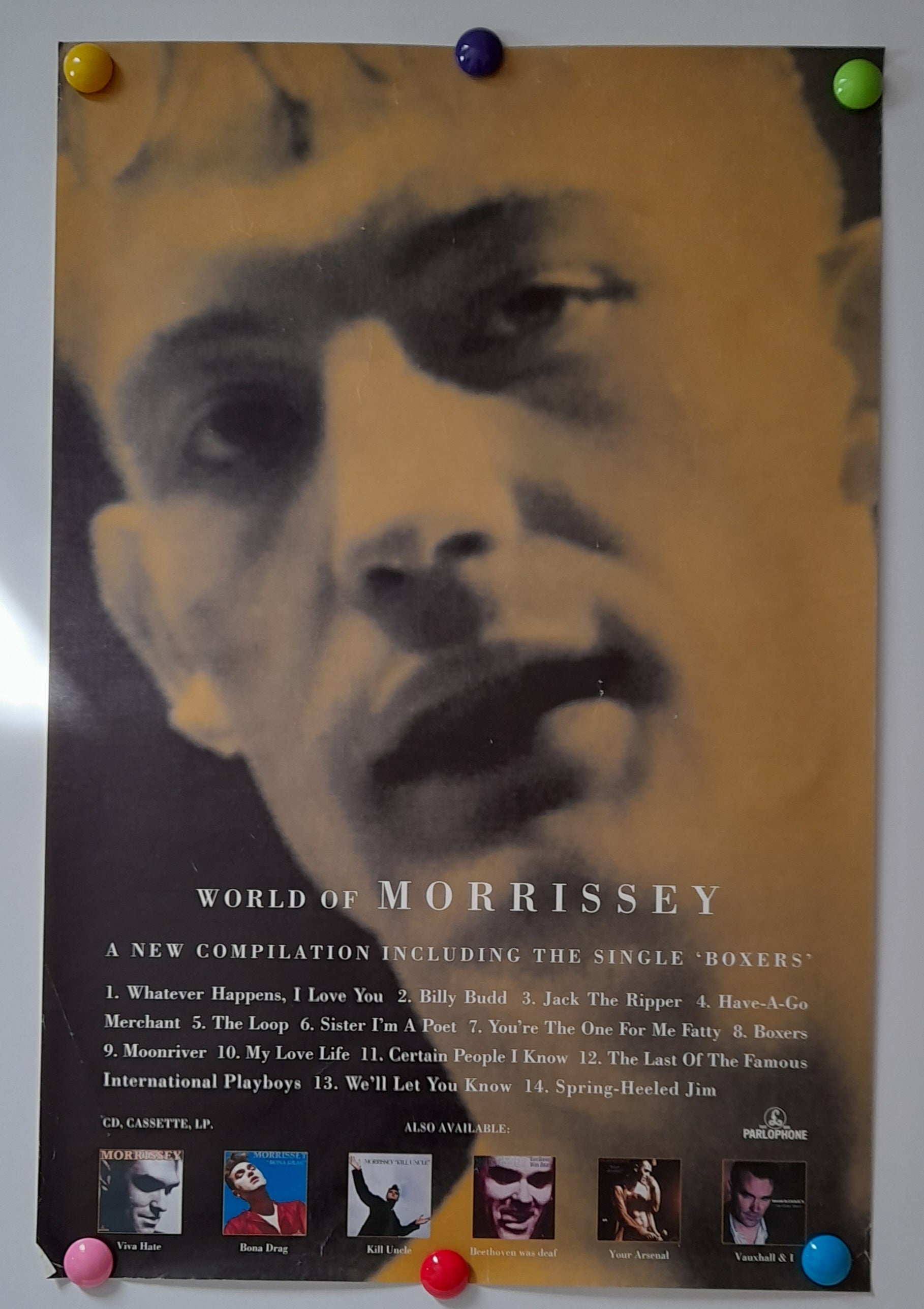 Morrissey The World Of Promo Poster 1995