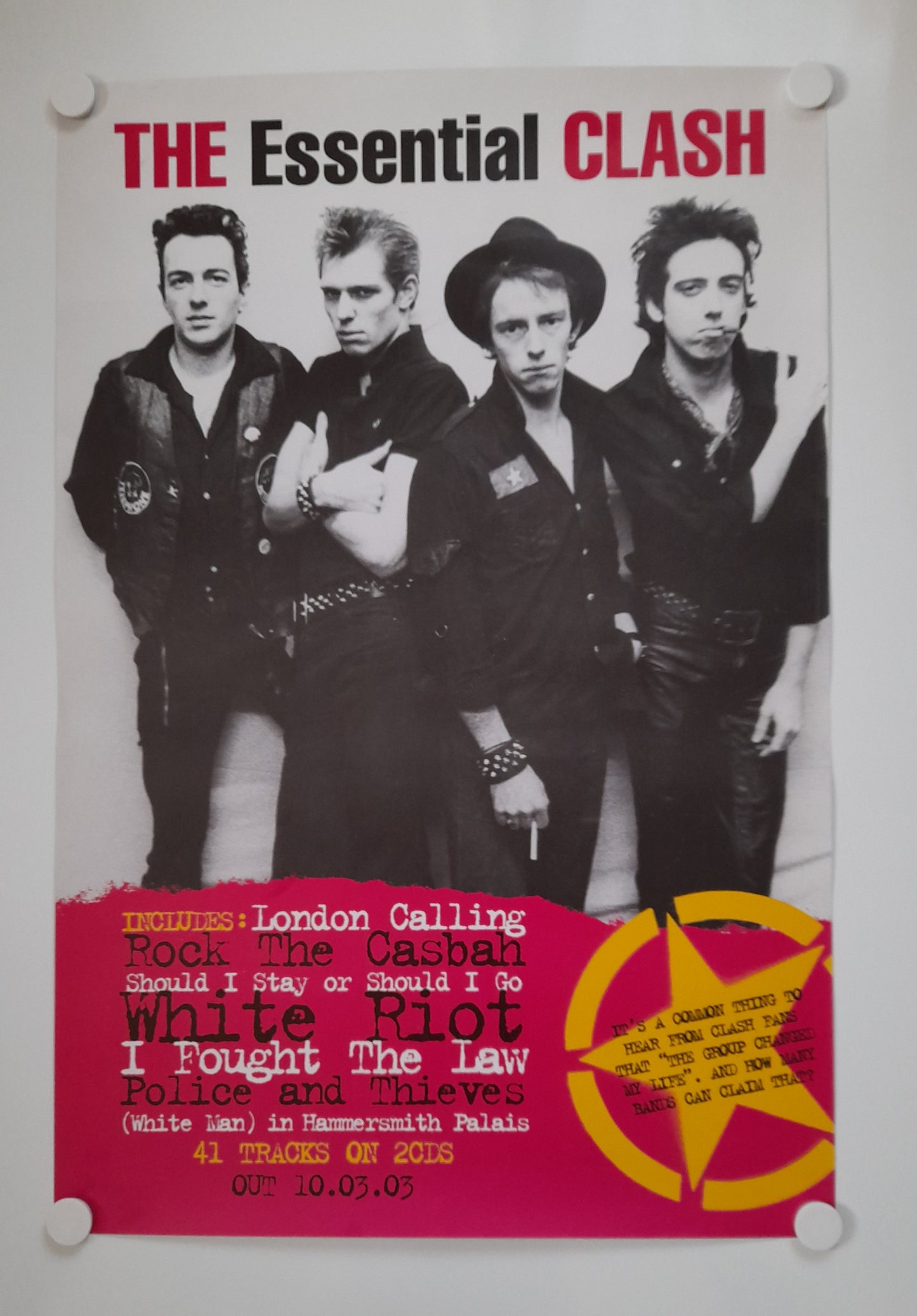 The Clash The Essential Clash Promo Poster 2003