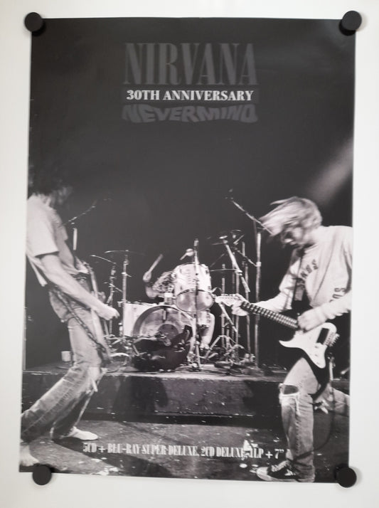 Nirvana 30th Anniversary Nevermind Promo Poster