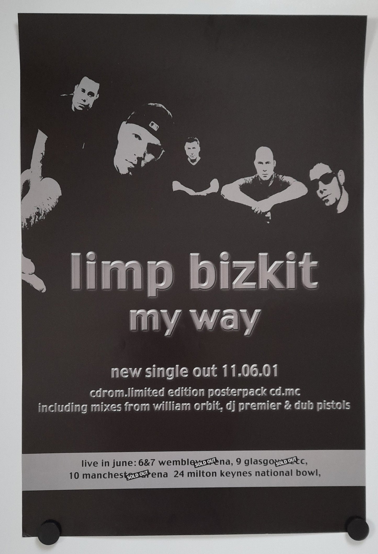 Limp Bizkit My Way Promo Poster 2001