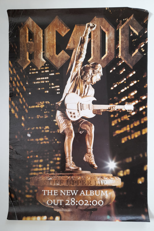 AC/DC Stiff Upper Lip Original Promo Poster