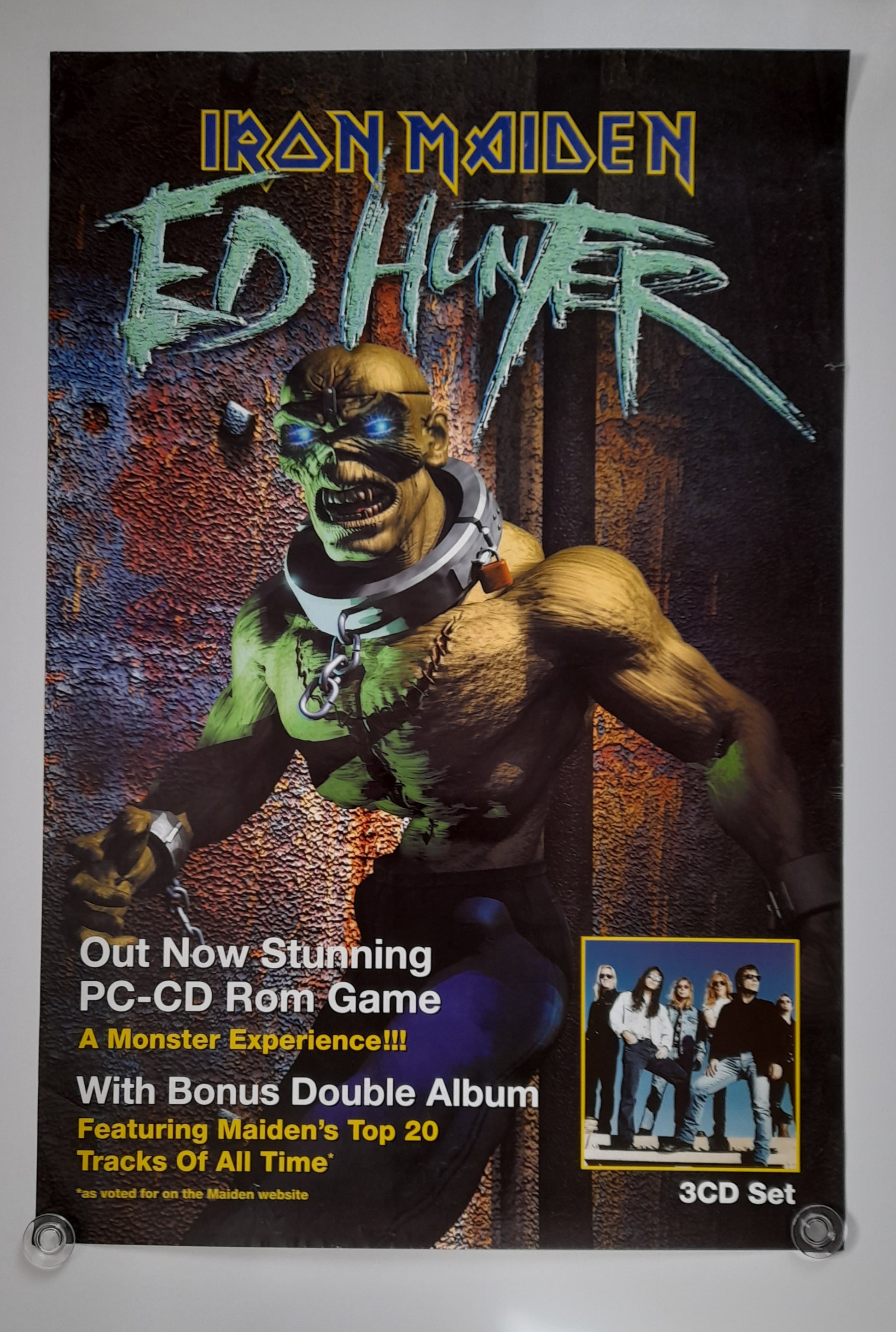 Iron Maiden -  Ed Hunter Promo Poster 1999