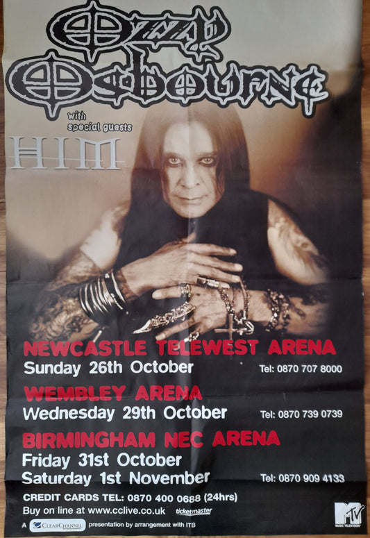 Ozzy Osbourne - Concert Tour Promo Poster 2003