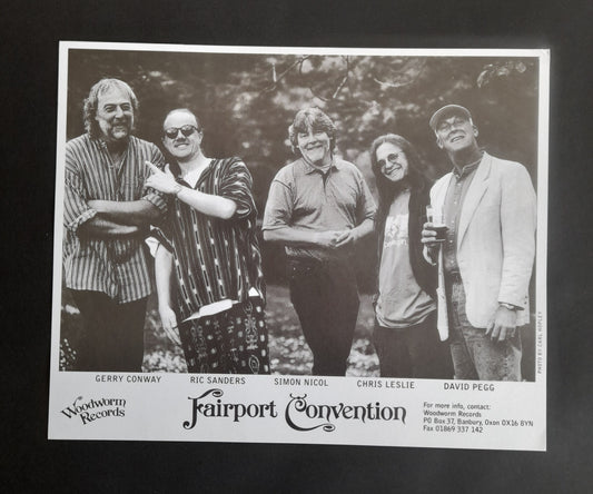 Fairport Convention 10" x 8" Record Company Photo Print
