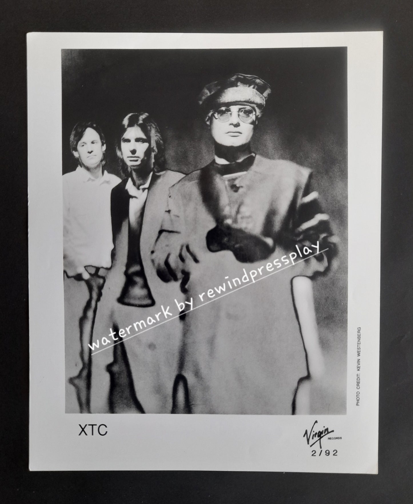 XTC 8" x 10"Record Company Promo Photo