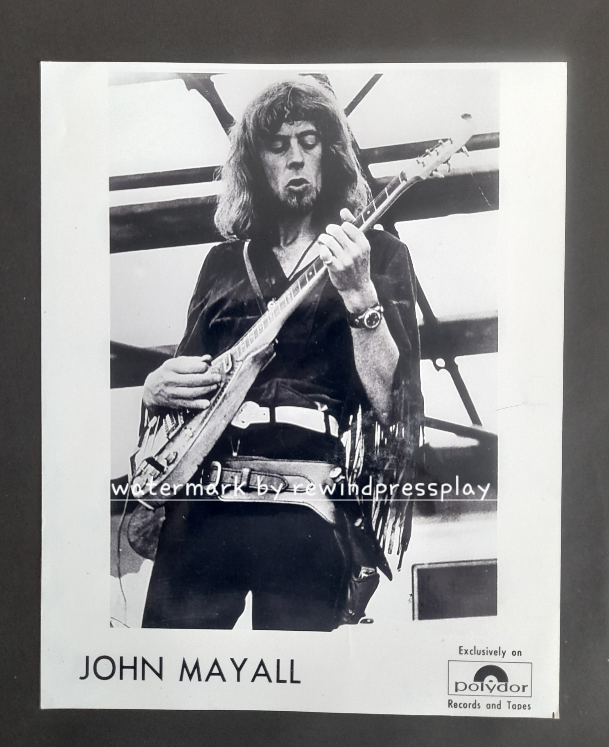 John Mayall 8" x 10" Record Company Promo Photo