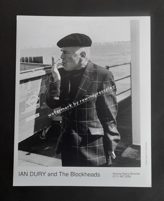 Ian Dury and The Blockheads 8" x 10" Record Company Promo Photo