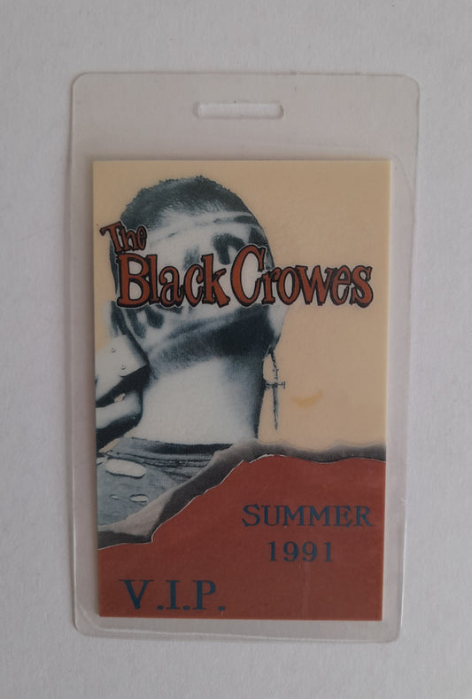 The Black Crowes - Shake Your Money Maker Tour 1991 Backstage Pass