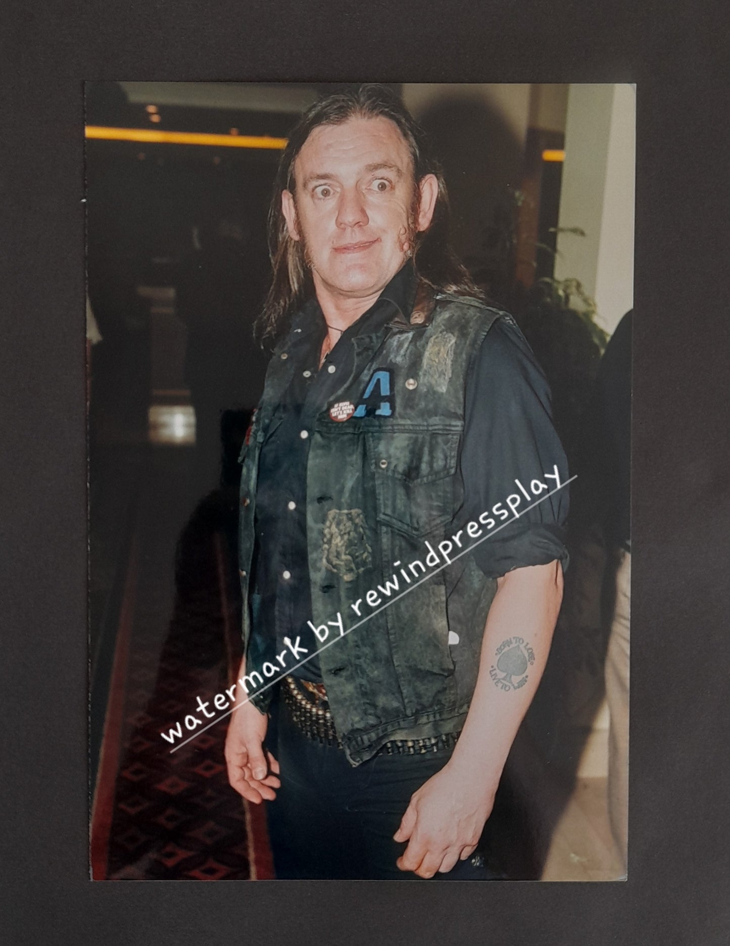 Singer Lemmy of Motorhead 5.5" x 8" Original Promo/Agency Photo