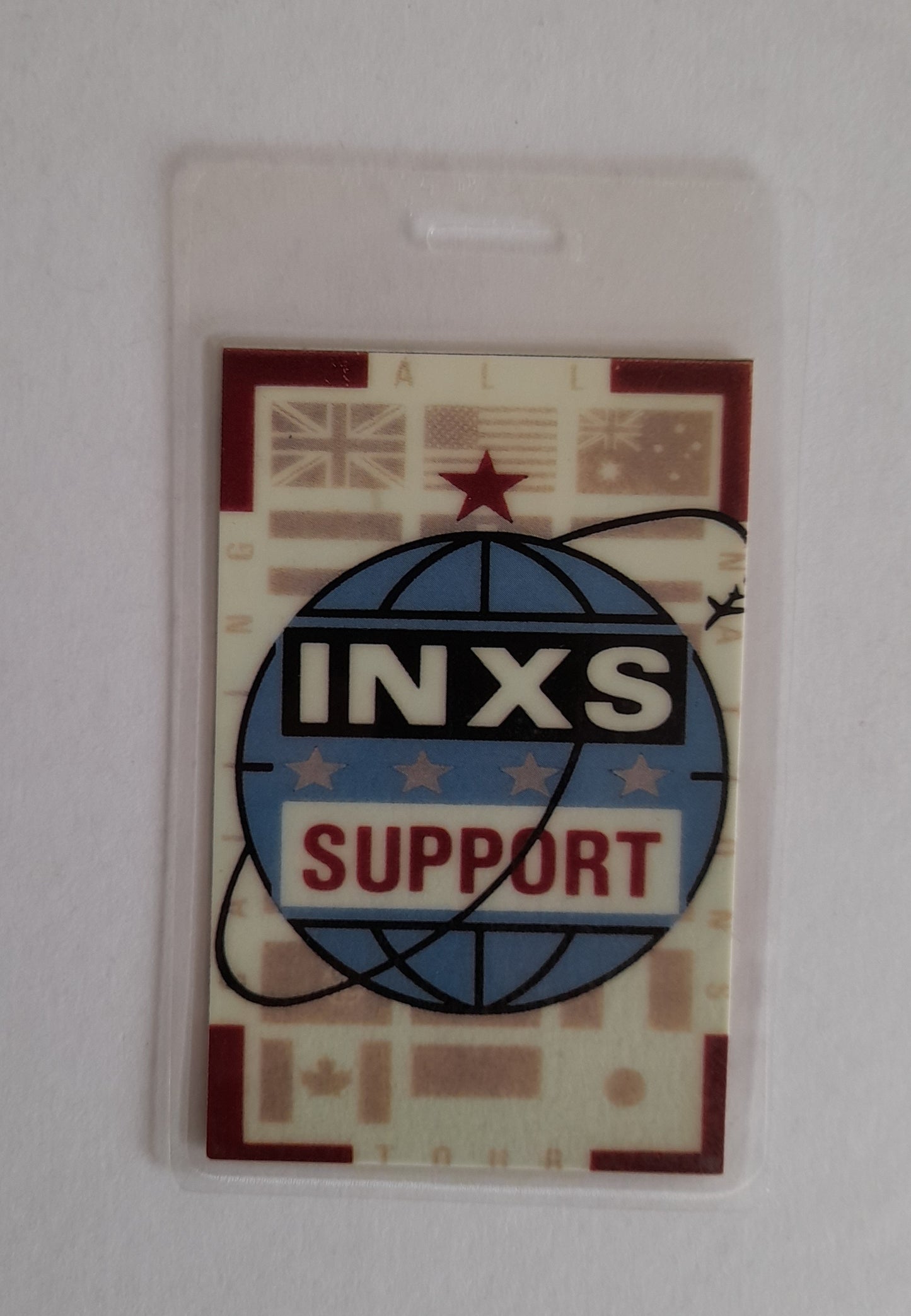 INXS - Calling All Nations World Tour 1988 Backstage Pass