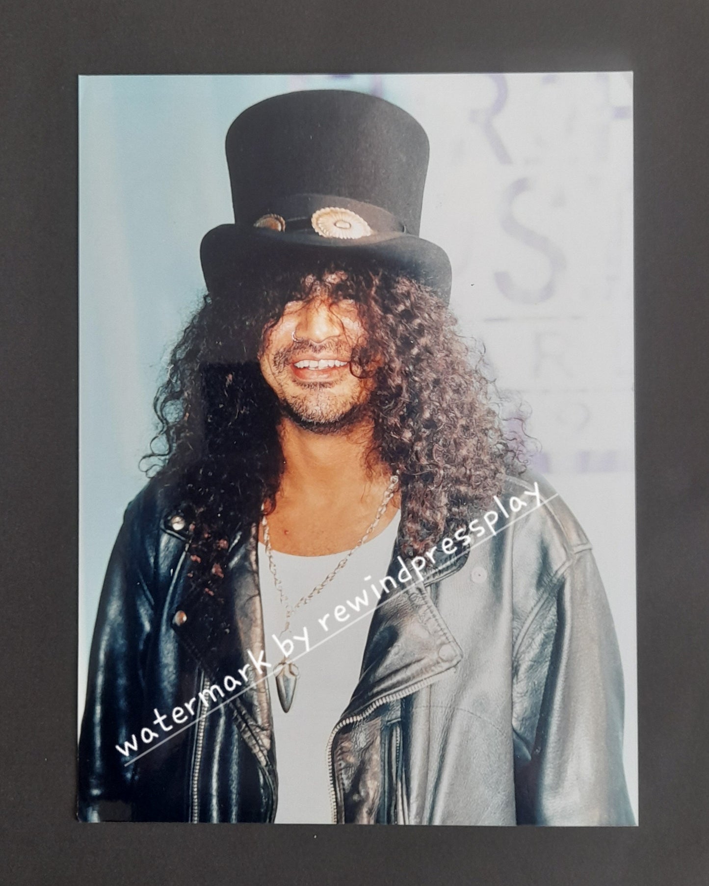 Slash from the band Guns n Roses 6" x 8" Original Promo/Agency Photo