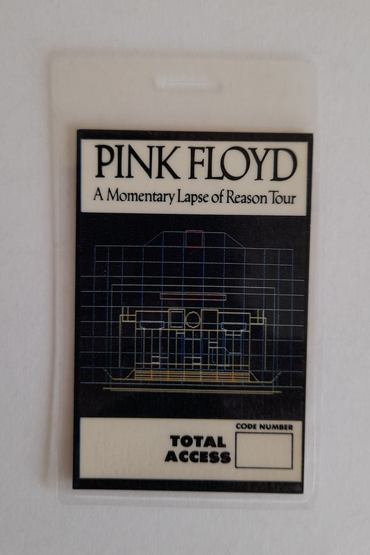 Pink Floyd - A Momentary Lapse of Reason Tour 1987/88 Backstage Pass