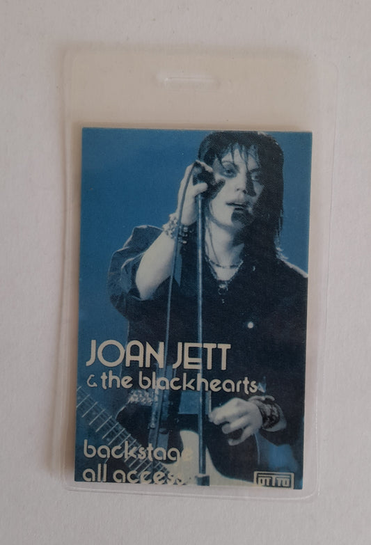Joan Jett & The Blackhearts I Love Rock n Roll Tour 1981/82 Backstage Pass