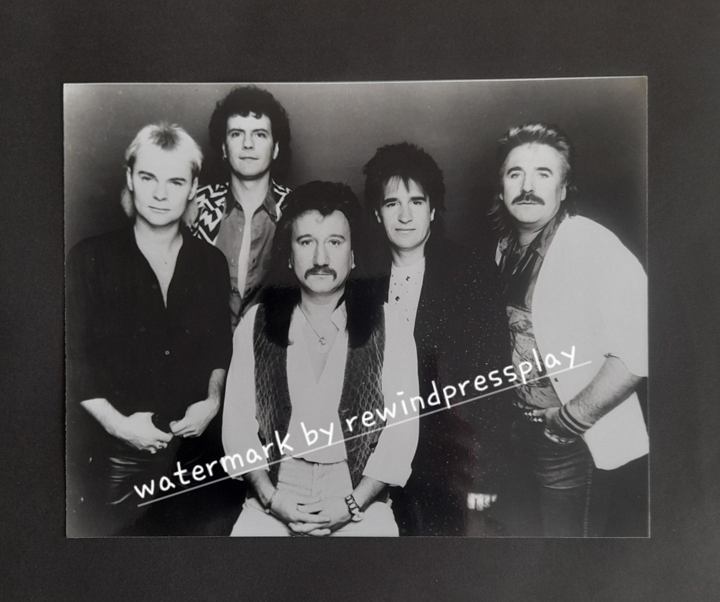 Uriah Heep 7.5" x 6" Original Promo/Press Photo