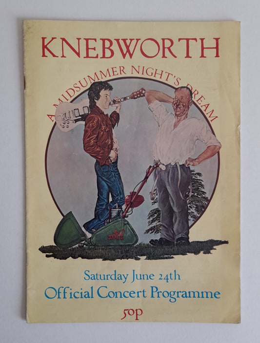 Genesis at Knebworth A Midsummer Night's Dream 1978 Official Concert Programme
