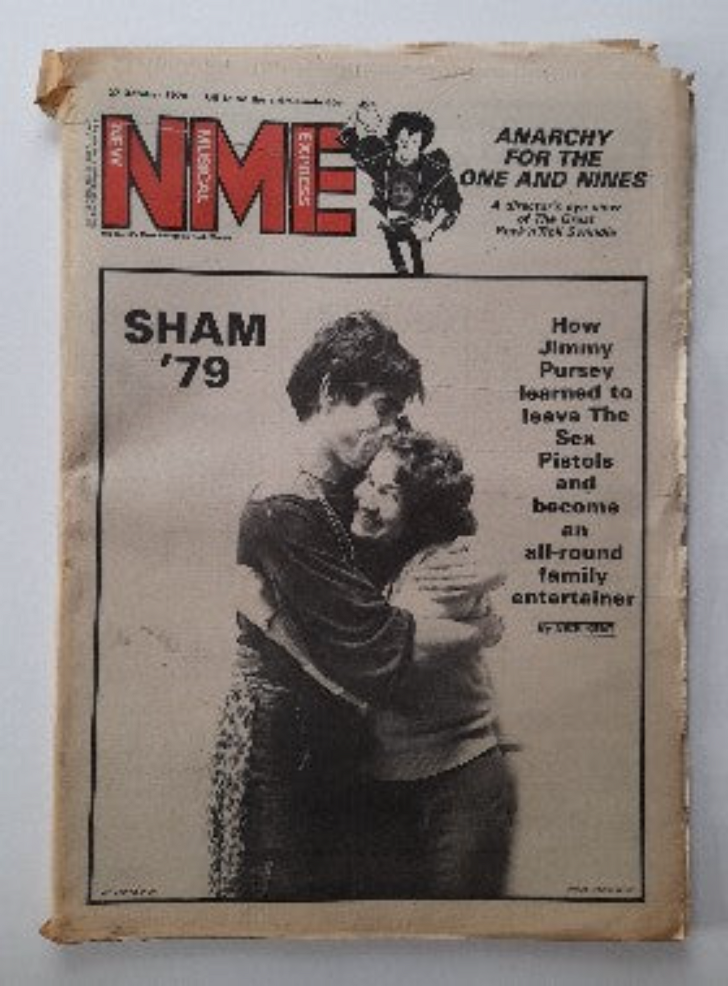 NME Magazine 27 October 1979 Jimmy Pursey of Sham 69
