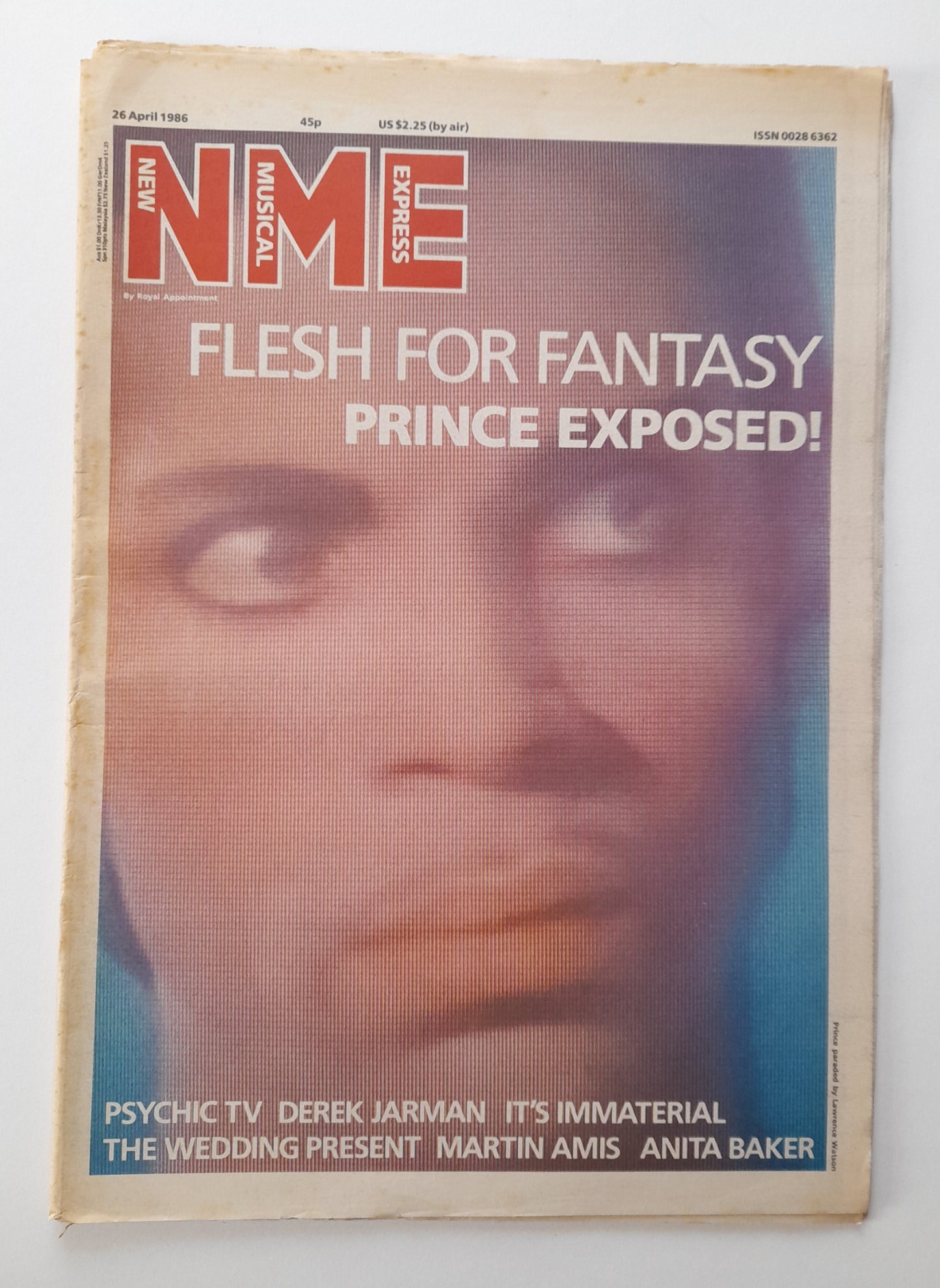 NME Magazine 26th April 1986 - Prince
