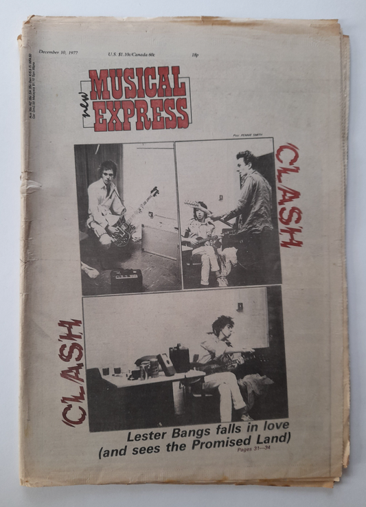 NME Magazine 10 December 1977 The Clash