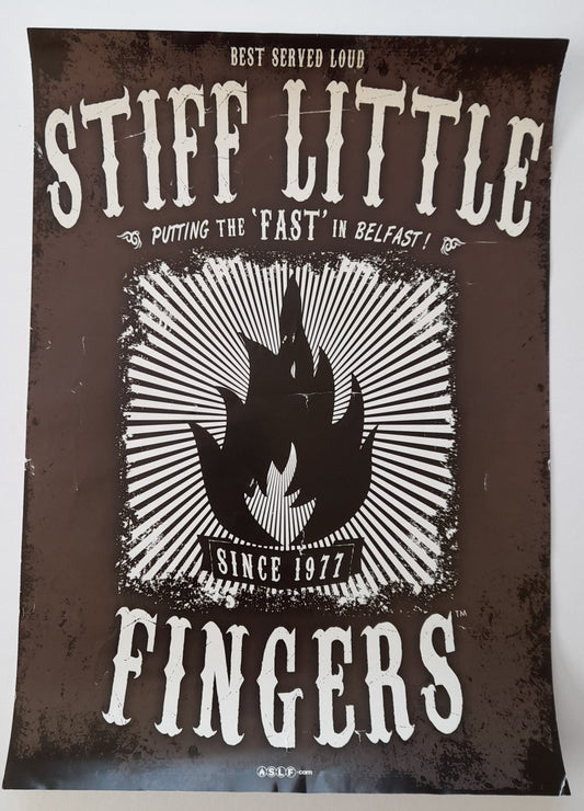 Stiff Little Fingers - An Original SLF Concert Promo Poster