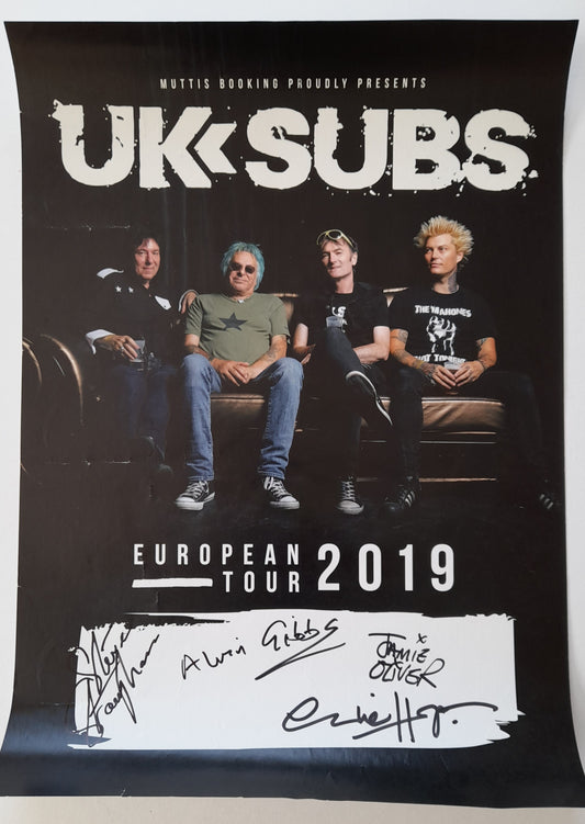 UK Subs - European Tour 2019 Poster