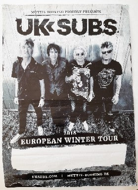 UK Subs - European Winter Tour Poster 2018