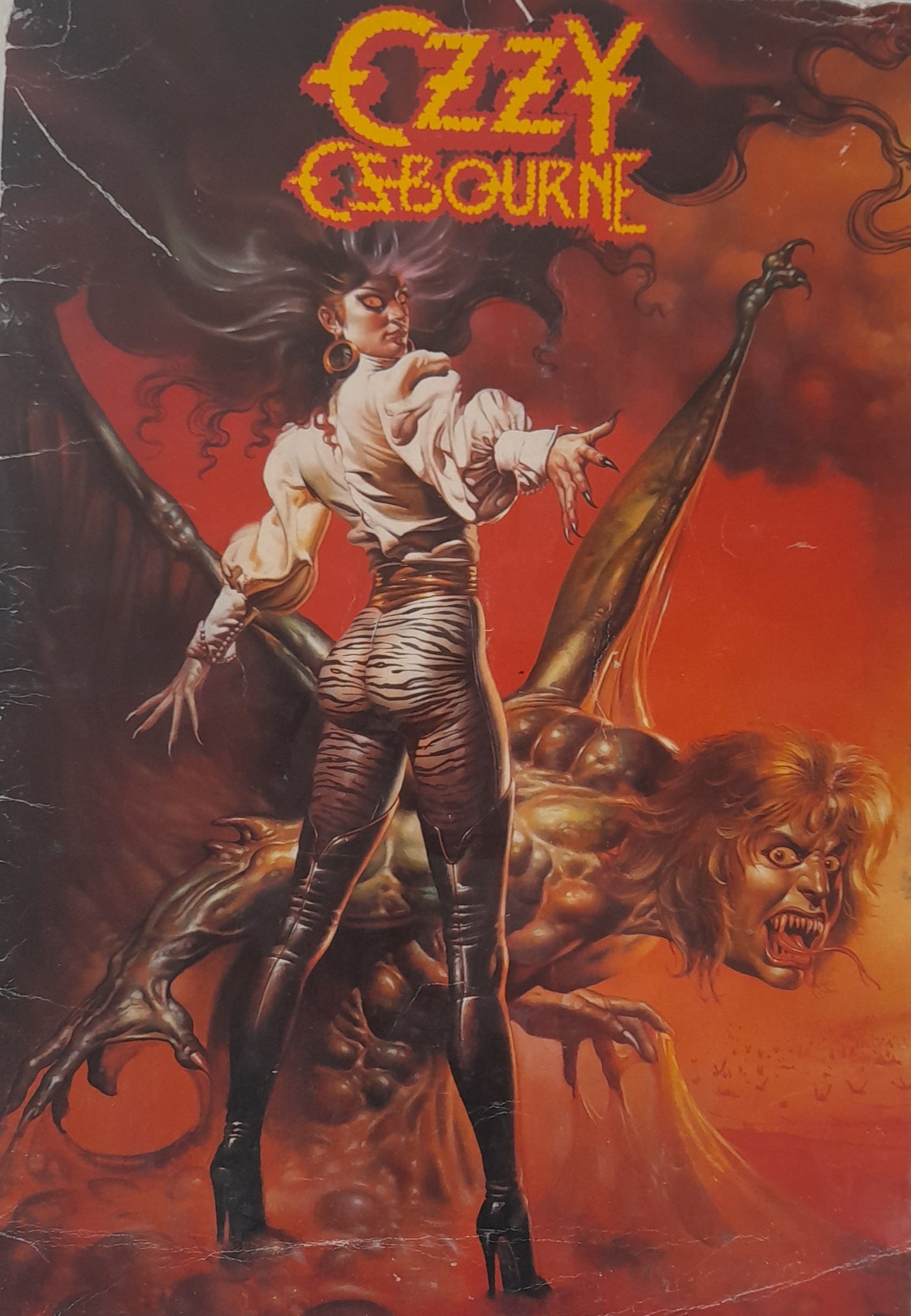 Ozzy Osbourne The Ultimate Sin World Tour Programme 1986