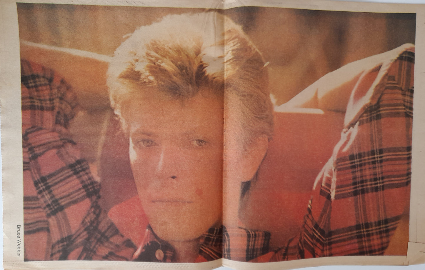 David Bowie Isolar 2 Concert  Tour Programme Newspaper Style