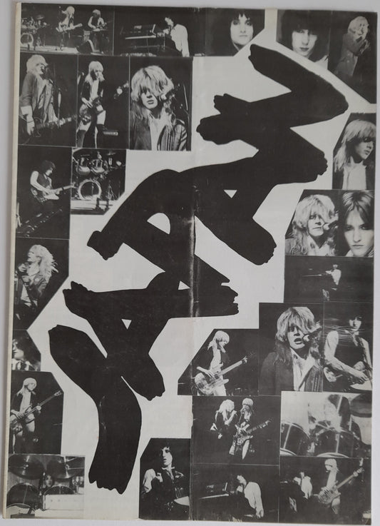 Japan 1978 Black and white Flyer - David Sylvian