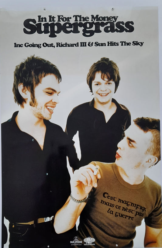 Supergrass In it for the Money /Blur - Blur Double Sided Poster