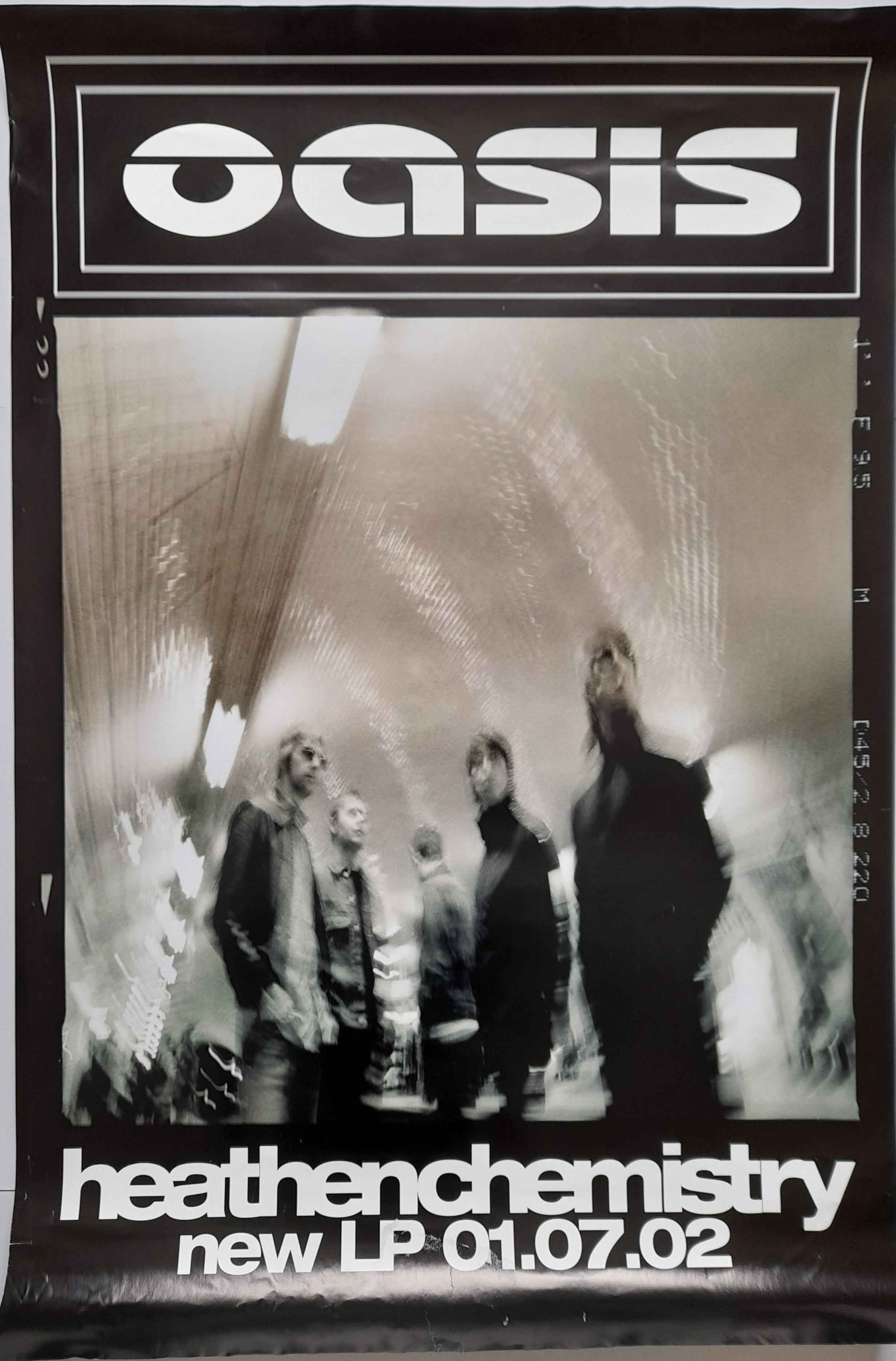 Oasis Heathen Chemistry Lp Promotional Poster Rewindpressplay