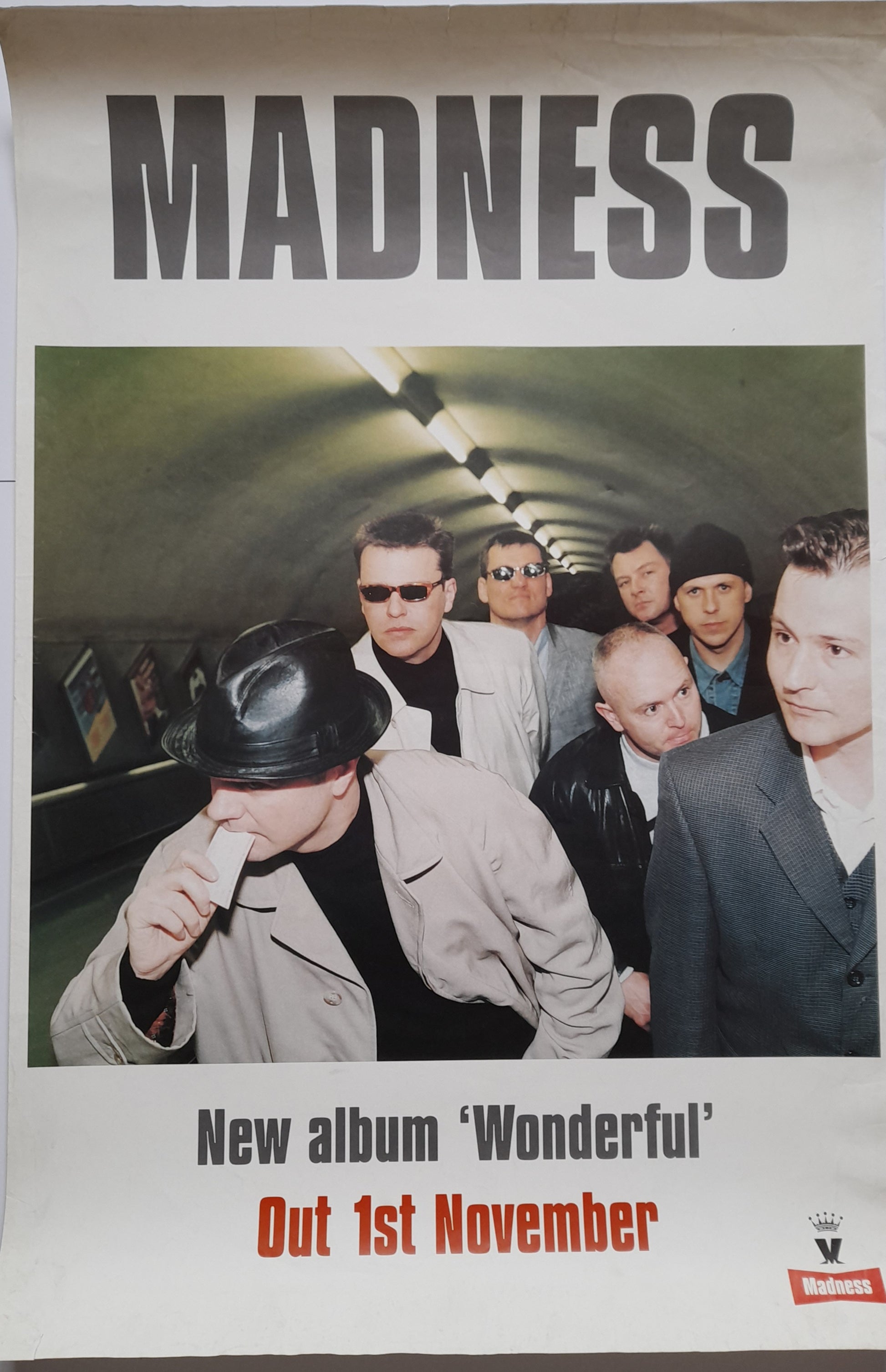 Madness Wonderful Album original Promotional Poster - RewindPressPlay
