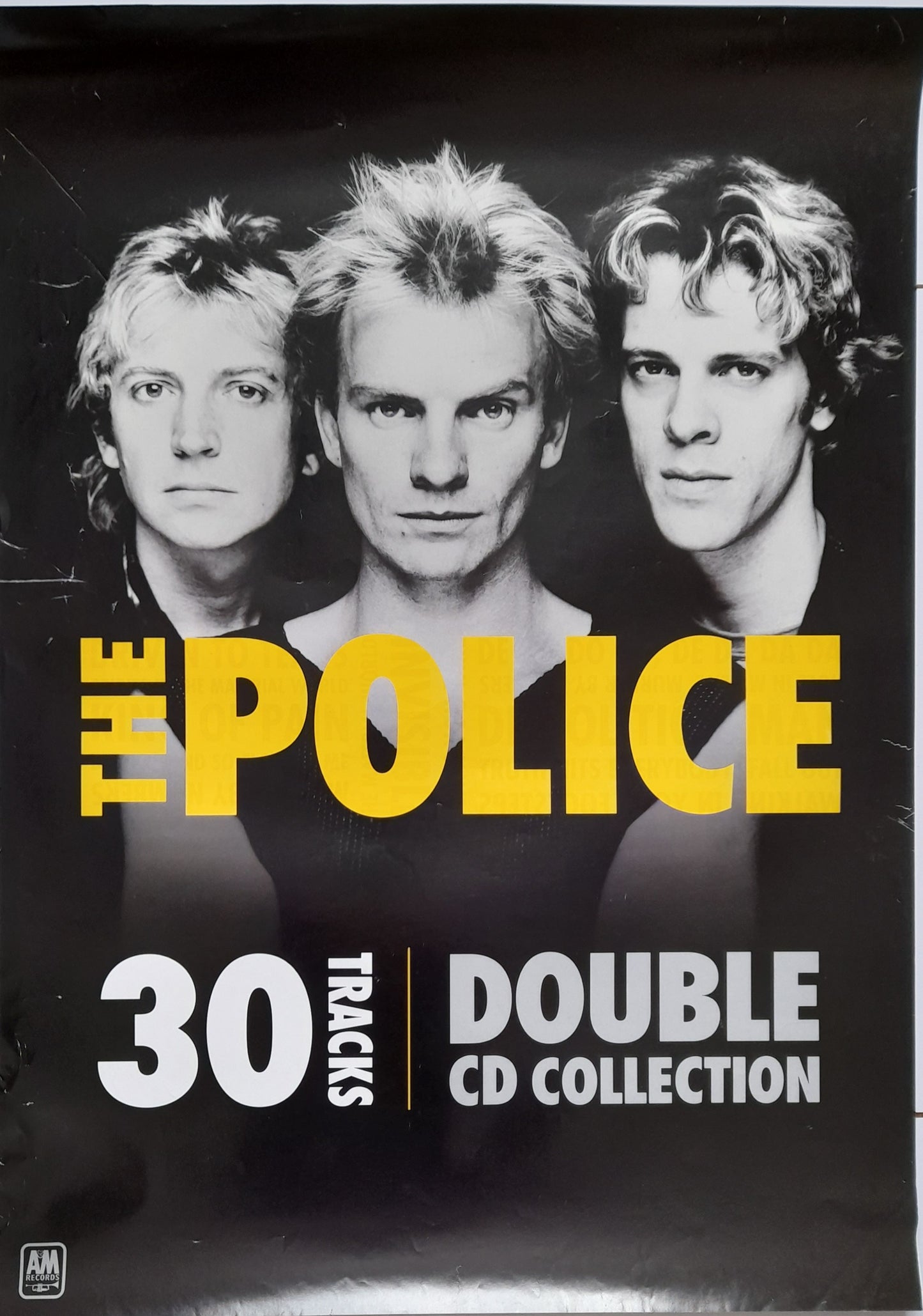 The Police 30 Track Double CD UK Promotional Poster