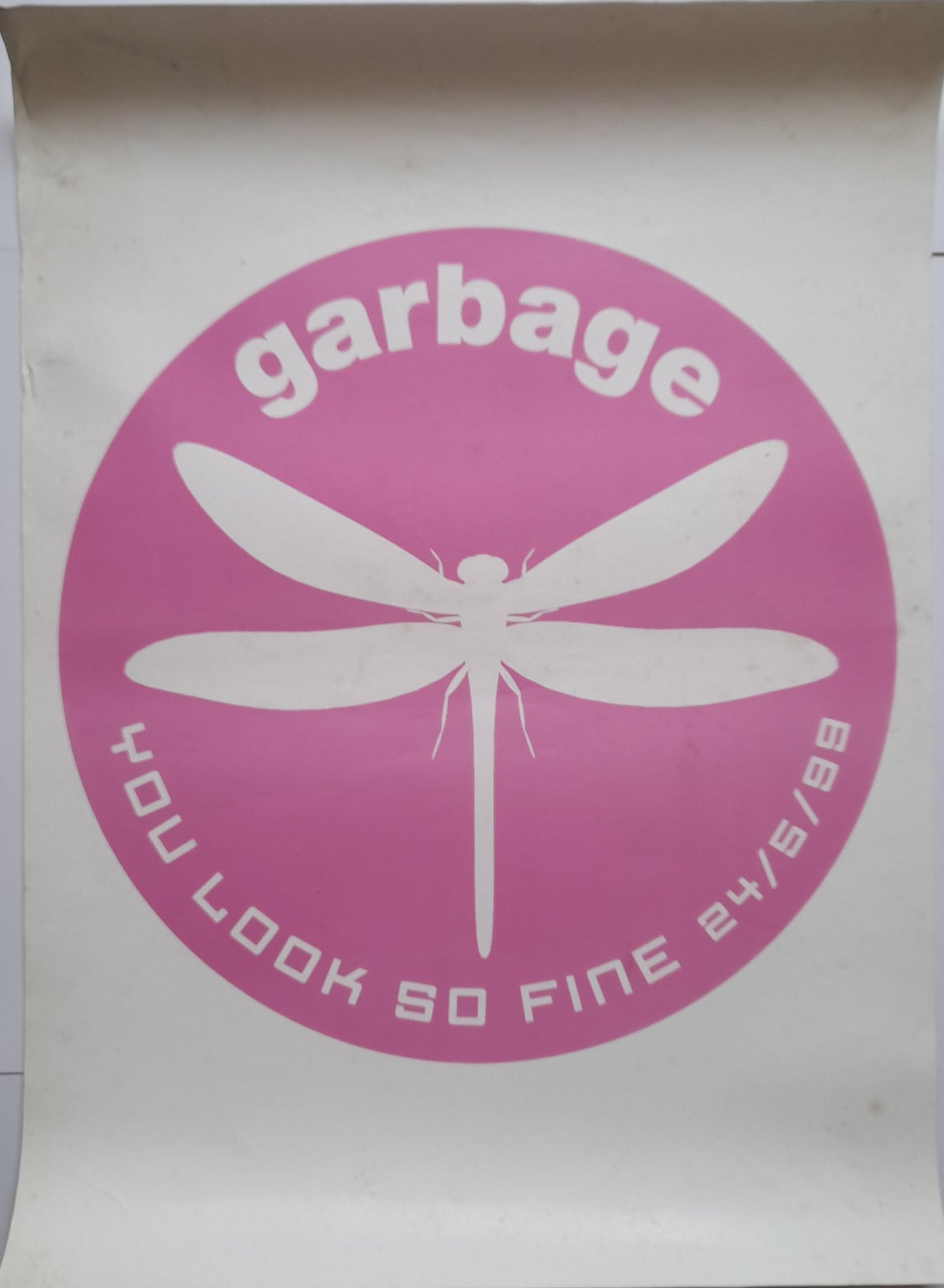 Garbage - You Look So Fine single UK Promotional Poster