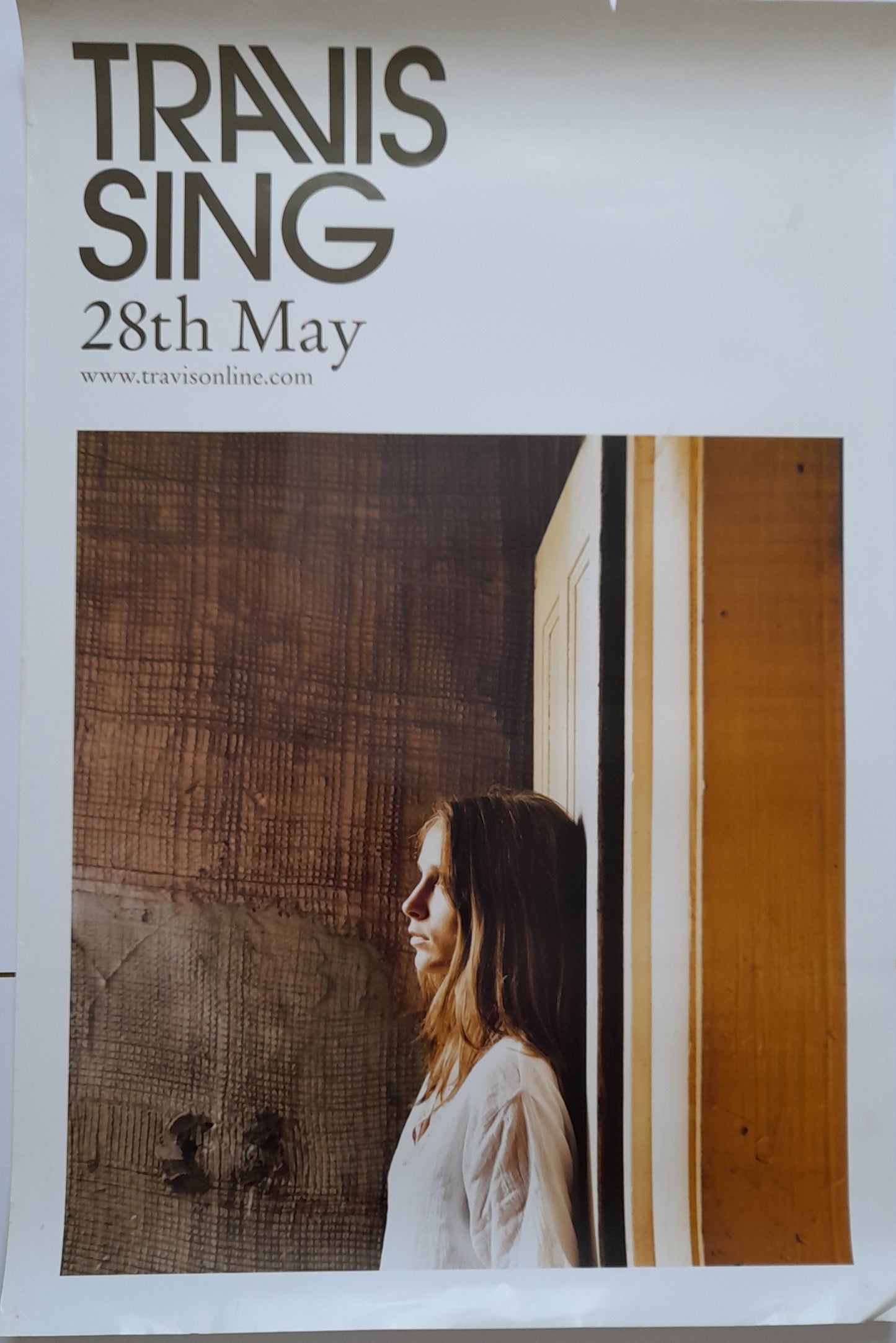 Travis Sing single UK Promotional Poster