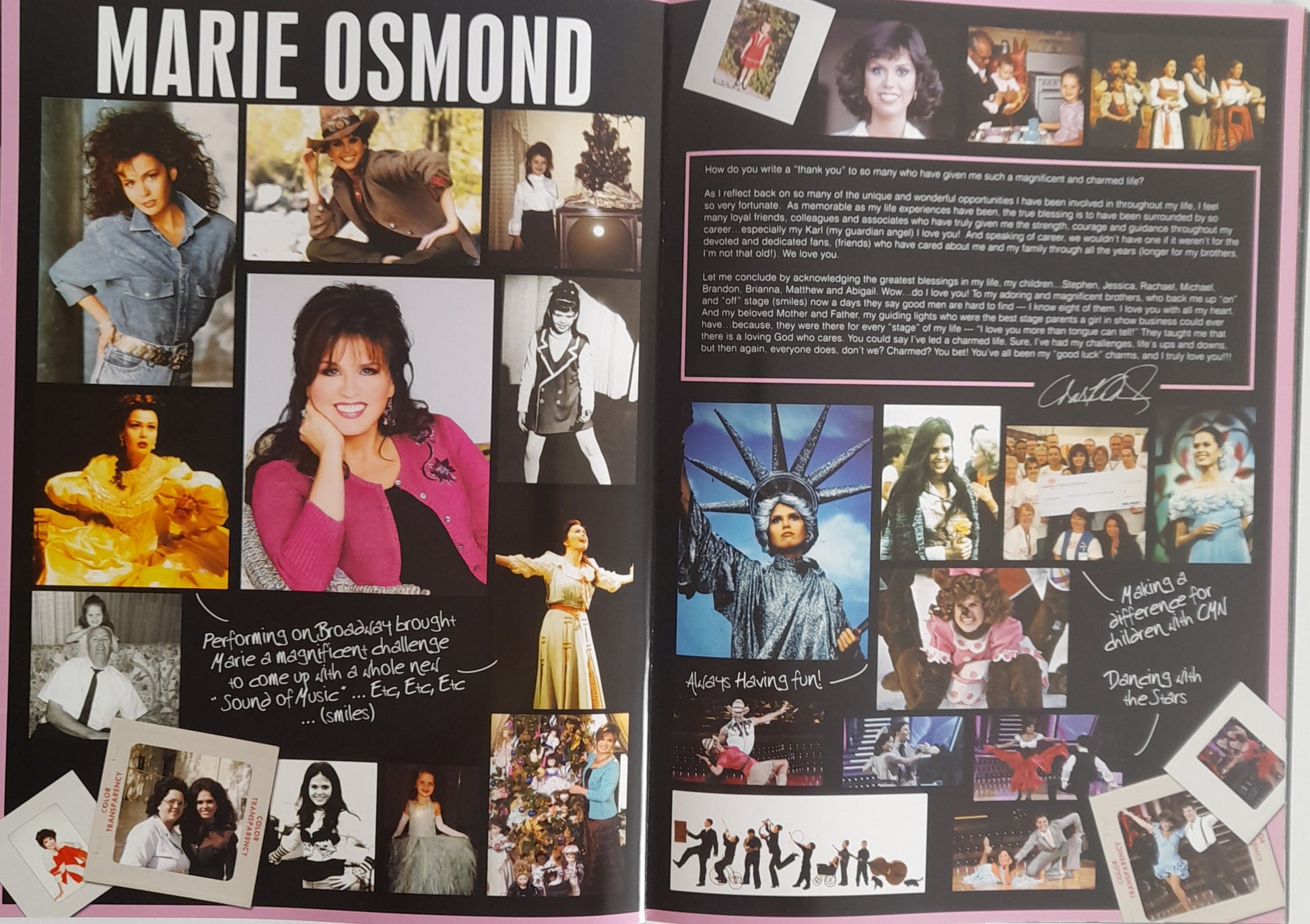 The Osmonds 50th Anniversary Tour Programme