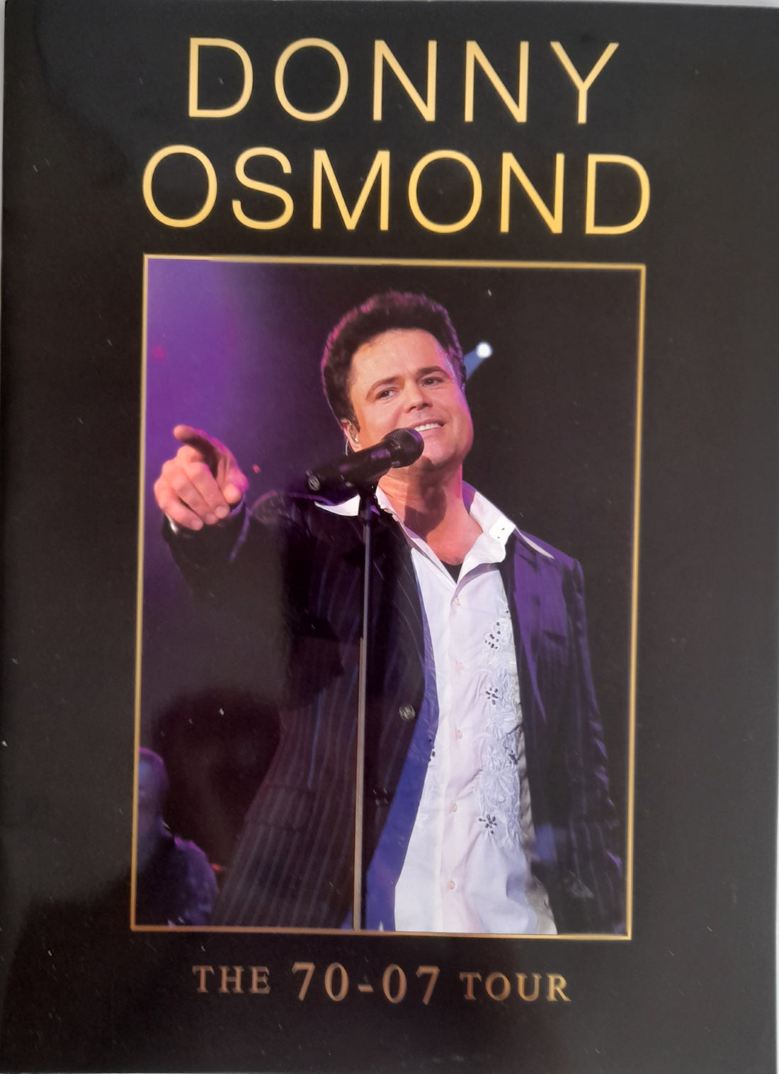 Donny Osmond The 70 07 Tour Programme Rewindpressplay Ireland 