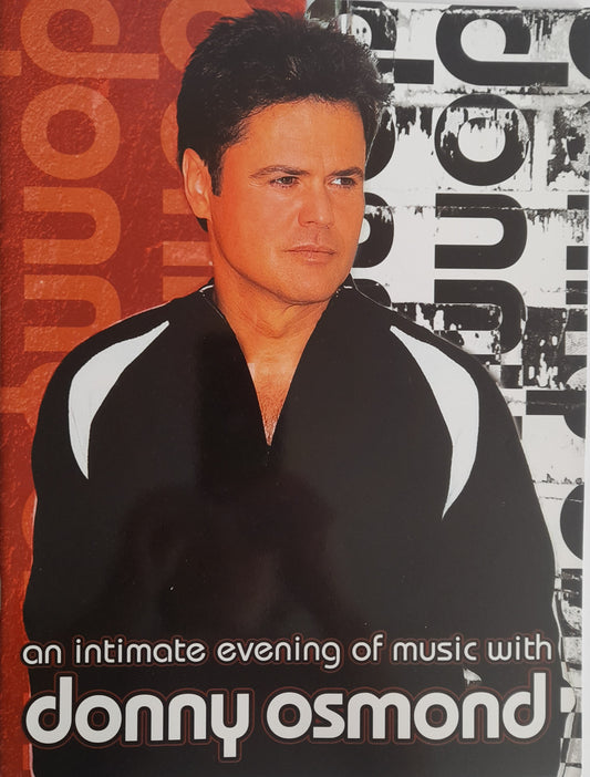 Donny Osmond an intimate evening of music book