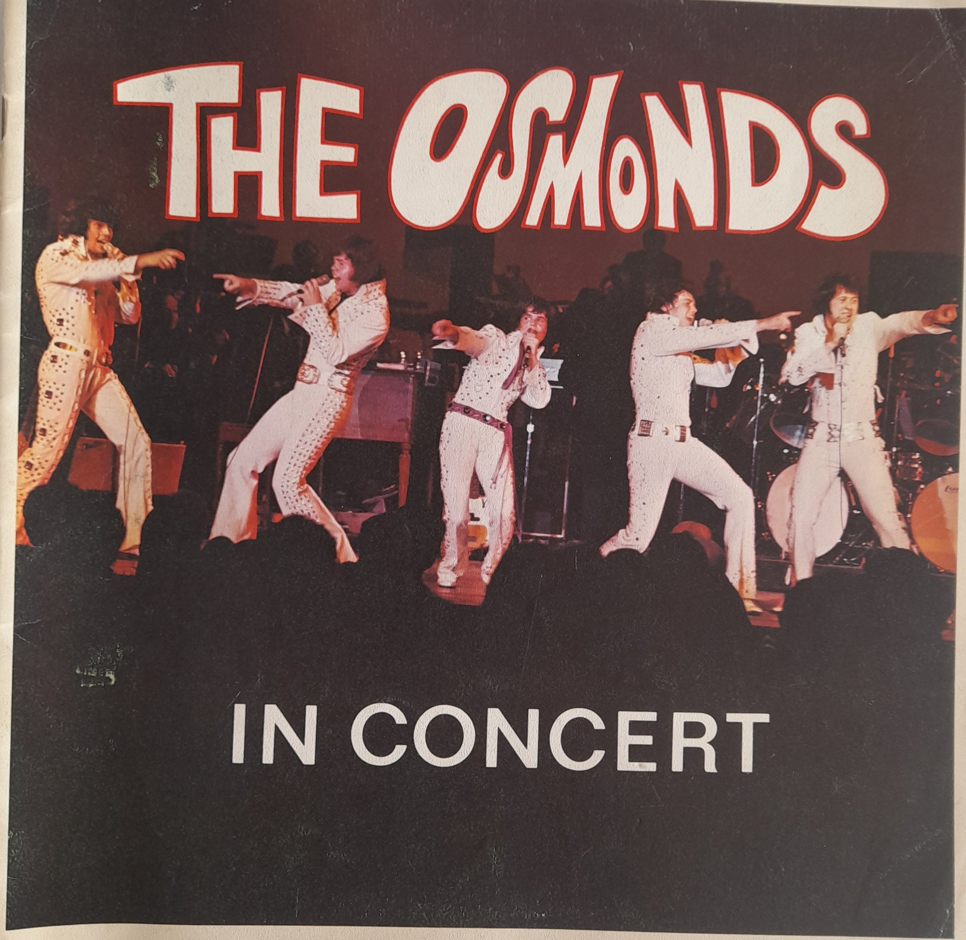 The Osmonds in Concert 1972 Programme